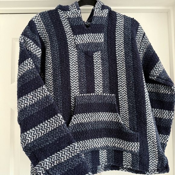 BAJA JOE Mexicali Blues Mexican Hoodie Cotton Sweatshirt S - Picture 2 of 13